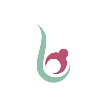 Human character logo sign vector