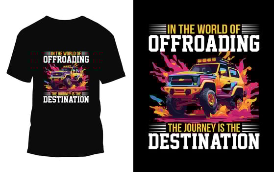 vintage colorful vehicle t-shirt design Pro Vector
