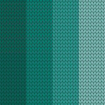 Green gradient knitted pattern. knitted vector pattern. Seamless gradient pattern for clothing, wrapping paper, backdrop, background, gift card.