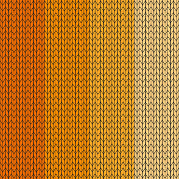 Orange gradient knitted pattern. knitted vector pattern. Seamless gradient pattern for clothing, wrapping paper, backdrop, background, gift card.