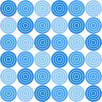 Blue circle pattern. Circle vector seamless pattern. Decorative element, wrapping paper, wall tiles, floor tiles, bathroom tiles.