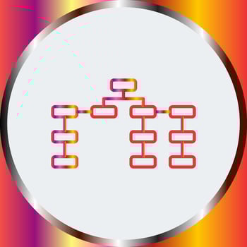Unique Seo Structure Vector Icon