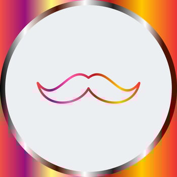 Moustache Vector Icon
