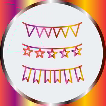 Garlands Vector Icon