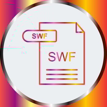 SWF Vector Icon