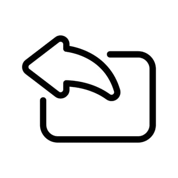 Reply Icon Vector Symbol Design Illustration