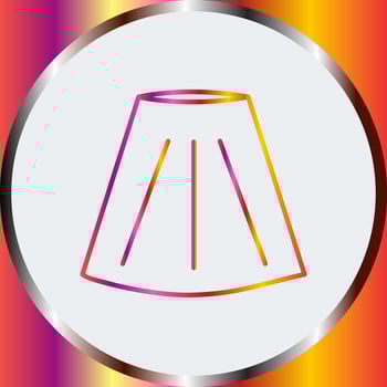 Skirt Vector Icon