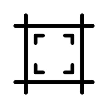 Frame Icon Vector Symbol Design Illustration