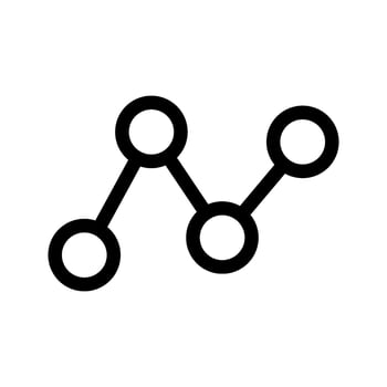 Bar Graph Icon Vector Symbol Design Illustration