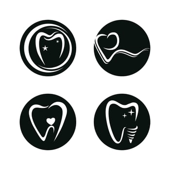 Dental Logo Design vector template.Creative Dentist Logo. Dental Clinic Vector Logo.