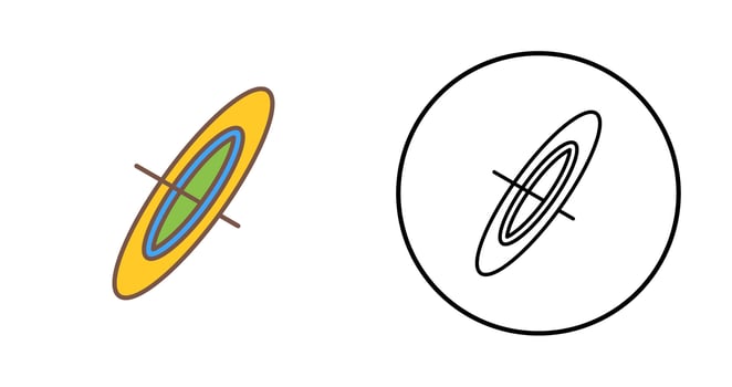 Black Hole Vector Icon