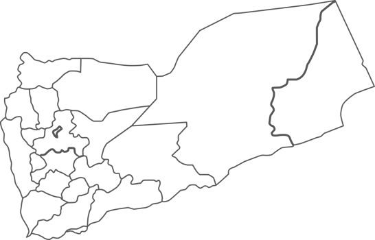Map of Yemen with detailed country map, line map. png