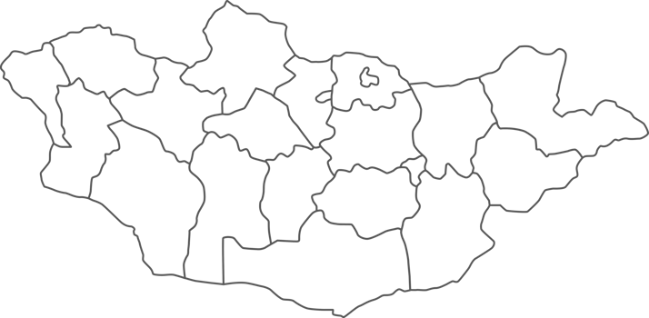 Map of Mongolia with detailed country map, line map. png