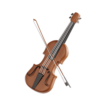 Violin 3d icon png