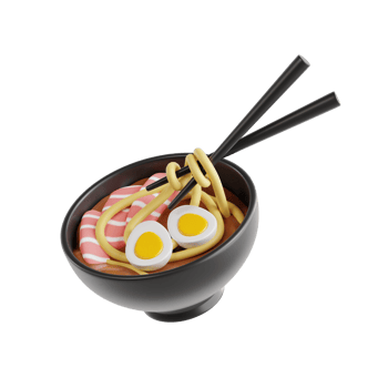 Ramen 3d icon png