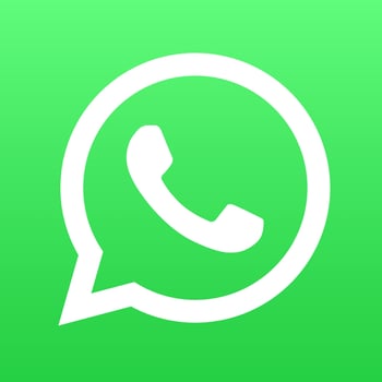 WhatsApp logo, icon vector