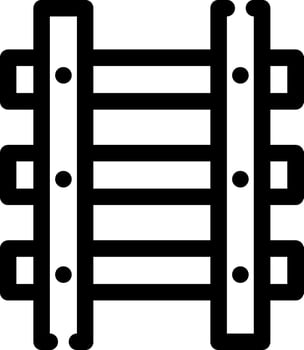 Train Tracks Creative Icon Design vector