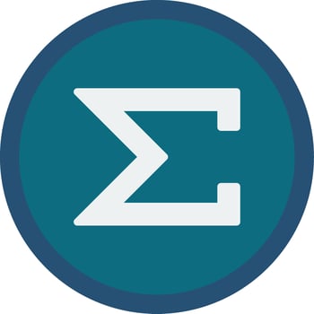 Sum Vector Icon