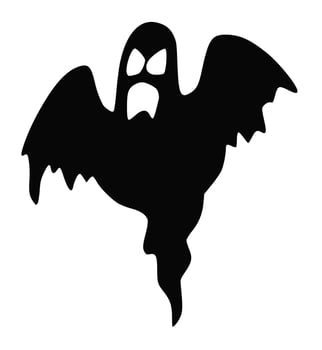 Scary vector silhouettes for Halloween