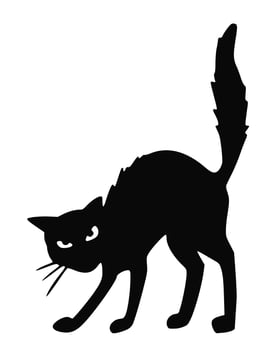 Scary vector silhouettes for Halloween