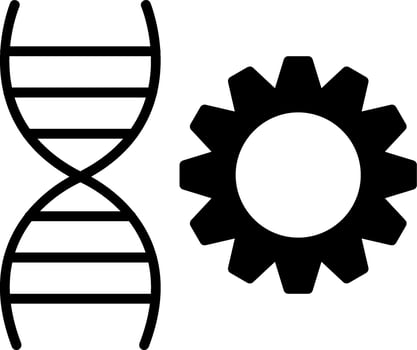 Genetic Vector Icon
