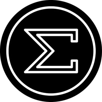 Sum Vector Icon