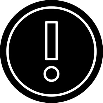 Factorial Vector Icon