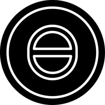 Theta Vector Icon