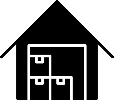 Data Warehouse Vector Icon