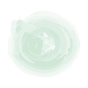 Watercolor pastel brush stroke round icon. Watercolor stain. Decorative abstract geometric element. vector