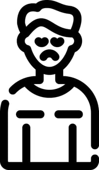 Grief Creative Icon Design vector