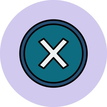Multiplication Vector Icon