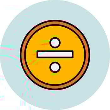Division Vector Icon