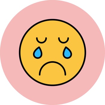 Crying Vector Icon