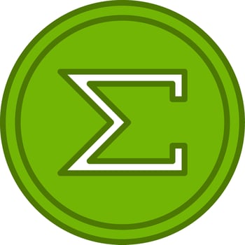 Sum Vector Icon
