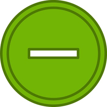 Minus Vector Icon