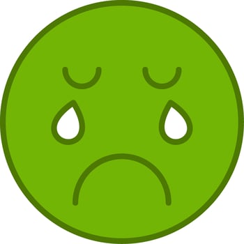 Crying Vector Icon