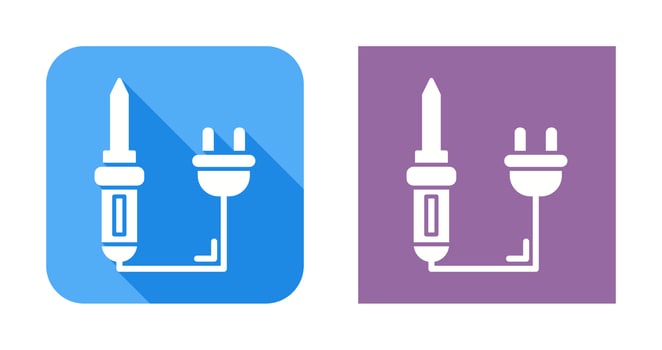 Soldering Iron Vector Icon