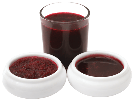 Beetroot with juice in a glass png