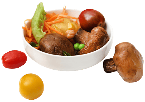Button mushroom served png