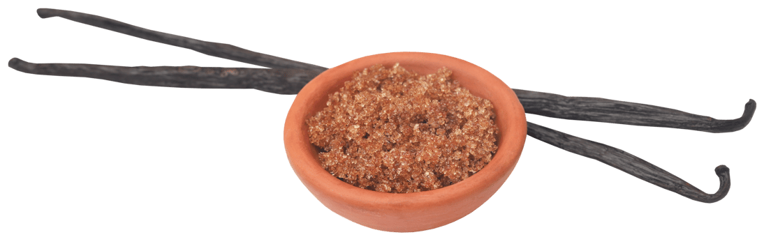 Vanilla pods with brown sugar png