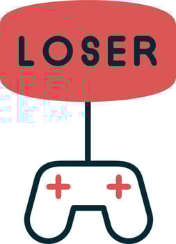 Loser Vector Icon
