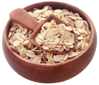 Whole oats in bowl png