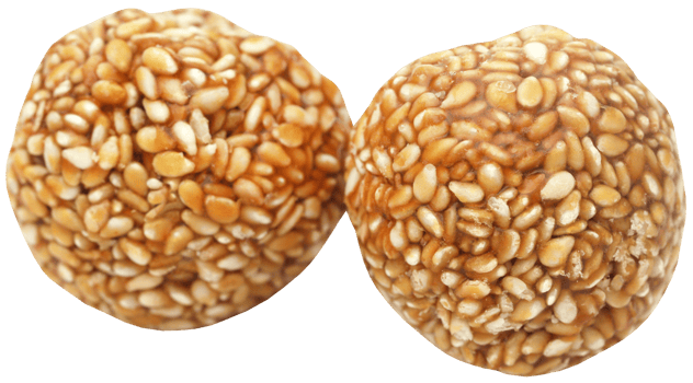 Sesame caramel laddu png