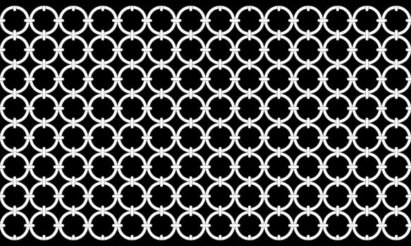 Circle Shape Motifs Pattern, can use for Ornate, Background or for Decoration. Modern Contemporary Pattern Style. Vector Illustration