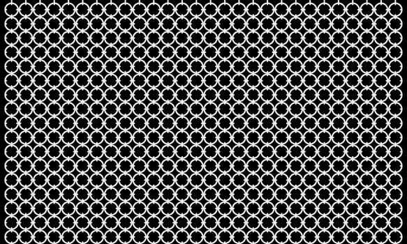 Circle Shape Motifs Pattern, can use for Ornate, Background or for Decoration. Modern Contemporary Pattern Style. Vector Illustration