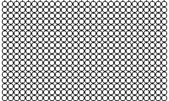 Circle Shape Motifs Pattern, can use for Ornate, Background or for Decoration. Modern Contemporary Pattern Style. Vector Illustration