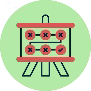 Trial And Error Vector Icon