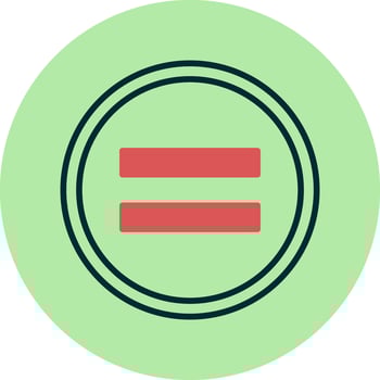 Equal Vector Icon