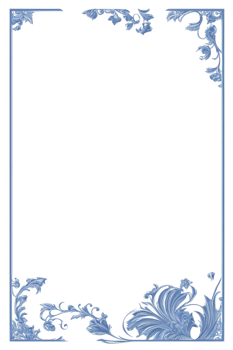 Flower Leaf Border Frame PNG Image Transparent Background Ai Generative